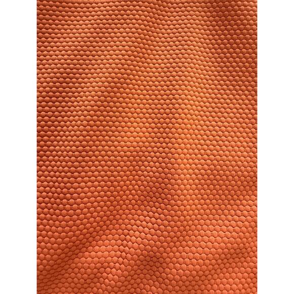 Kate Spade Scalloped One Piece Swimsuit Orange Textured Padded Size M Summer - Picture 4 of 9